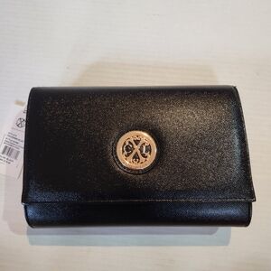 CXL Christian Lacroix Black Paris Caviar Clutch Detachable Chain NWT